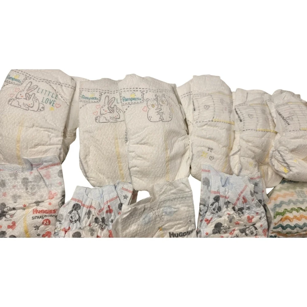 Newborn Baby Doll Diaper Bundle Lot of 24